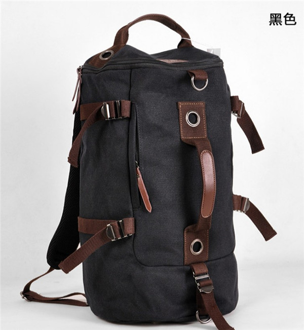 Large capacity man travel bag outdoor mountaineering backpack men bags hiking camping canvas bucket shoulder bag YS-314